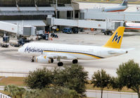 N304ML @ TPA - A320-231 of Midway Airlines arriving at Tampa in November 1995. - by Peter Nicholson