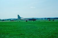 N1024G @ POU - IBM Corporation Rockwell Sabreliner, N1024N, at Dutchess County Airport, Poughkeepsie, NY - September 1976 - by scotch-canadian