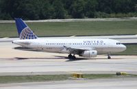 N838UA @ TPA - United A319 - by Florida Metal