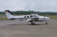 N581AF @ EGFH - Visiting 58 Baron. - by Roger Winser