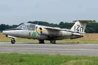 60140 @ EHVK - Sweden AF Heritage Flt Sk-60E MT 60140 jettrainer on the static of the Volkel Open House 2013 - by Nicpix Aviation Press  Erik op den Dries
