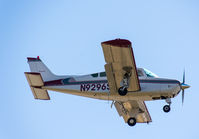 N9296S @ PAO - N9296S coming in for landing at Palo Alto Airport - by ddebold