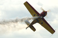 SE-LXZ @ ESOW - Daniel Ryfa flying his Sukhoi Su-26M at Västerås Hässlö airport, Sweden.
