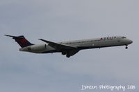 N908DE @ KSRQ - Delta Flight 1995 (N908DE) arrives at Sarasota-Bradenton International Airport following a flight from Hartsfield-Jackson Atlanta International Airport - by Donten Photography