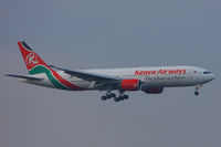 5Y-KYZ @ EGLL - Kenya Airways - by Chris Hall