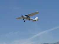 N704JH @ SZP - 1976 Cessna 150M, Continental O-200 100 Hp, takeoff climb Rwy 22 - by Doug Robertson