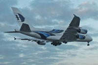 9M-MNC @ EGLL - Malaysia Airlines - by Chris Hall