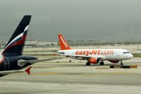 G-EZWB @ LEBL - Meeting at Terminal 1... - by Holger Zengler