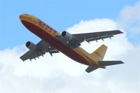 D-AEAK @ EDDP - Leaving LEJ on rwy 26L.... - by Holger Zengler