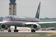 N624AU @ KCLT - US B752 in need of a new paint job. - by FerryPNL