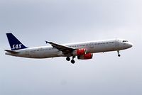 LN-RKK @ EGLL - Airbus A321-232 [1848] (SAS Scandinavian Airlines) Home~G 14/08/2012. On approach 27L - by Ray Barber