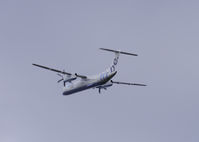 G-ECOB @ EGPH - Flybe dash 8 departs runway 24