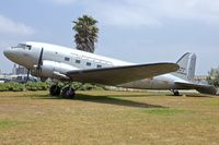 N19915 @ KLAX - Exhibited at Proud Bird Restaurant , on the perimeter of Los Angeles Airport - by Terry Fletcher