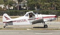 N8558L @ KTOA - 1971 Piper PA-25-260, c/n: 25-5418 - banner towing - at Torrance - by Terry Fletcher