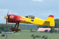 RA3080K @ ESOW - Daniel Ryfa flying his Su-26M at Västerås Hässlö airport, Sweden.