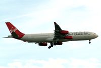 G-VFAR @ EGLL - Airbus A340-313X [225] (Virgin Atlantic) Home~G 17/08/2012. On approach 27L.