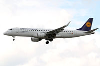 D-AECG @ EDDF - Lufthansa CityLine Embraer 190