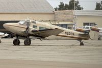 N228A @ KCNO - 1962 Beech H-18, c/n: BA-629 at Chino