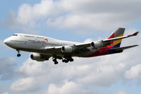 HL7423 @ EDDF - Asiana Airlines Boeing 747