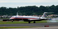 N493AA @ KDCA - Landing DCA - by Ronald Barker
