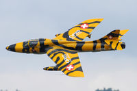 HB-RVV @ LOXZ - Hawker Hunter - by Chris Jilli