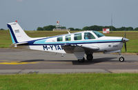 M-YTAF @ EGSH - Departing from Norwich. - by Graham Reeve