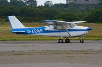 G-ARMR @ EGFH - Visiting Cessna Skyhawk. - by Roger Winser