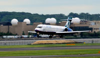 N939AT @ KDCA - Approach to DCA - by Ronald Barker