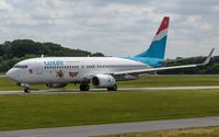 LX-LGU @ ELLX - taxying to the active - by Friedrich Becker