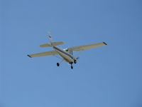 N673CB @ SZP - 1970 Cessna 150L, Continental O-200 100 Hp, takeoff climb Rwy 22 - by Doug Robertson