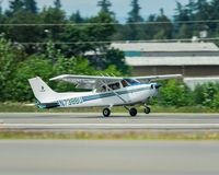 N738BU @ KPAE - Landing 34L @ KPAE - by Terry Green