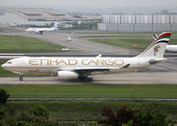 F-WWTL @ LFBO - C/n 1414 - To be A6-DCC - Logo on tail is not complete only on left side... - by Shunn311