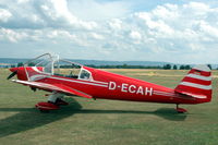 D-ECAH @ ESSI - Klemm Kl107B parked on the airfield of Visingsö Island, Sweden. - by Henk van Capelle