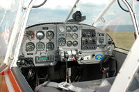 D-ECAH @ ESSI - Cockpit of a Klemm Kl107B parked on the airfield of Visingsö Island, Sweden. - by Henk van Capelle