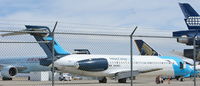 N406BC @ KVCV - Mexicana Click, formally registred as XA-CLE is stored at Victorville(KVCV) - by A. Gendorf