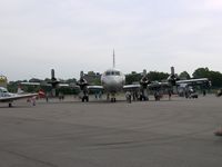 158214 @ KBKL - On display @ 2012 Cleveland International Air Show - by Arthur Tanyel