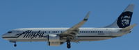 N546AS @ KLAS - Alaska Airlines, is here arriving RWY 25L at Las Vegas Int´l(KLAS) - by A. Gendorf