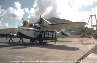 N7777V - Grumman G-21A Goose piloted by famed aviator Charles Blair when he had a fatal crash  in the U.S. Virgin Islands 9-2-1978. - by J.G. Handelman
