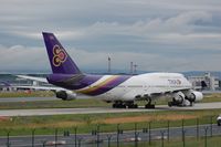 HS-TGT @ EDDF - Thai B744 towed to gate - by FerryPNL