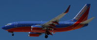 N282WN @ KLAS - Southwest Airlines, seen here approaching RWY 25L at Las Vegas Int´l(KLAS) - by A. Gendorf