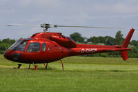 G-OHCP @ EGBT - being used for ferrying race fans to the British F1 Grand Prix at Silverstone - by Chris Hall