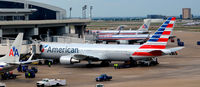 N376AN @ KDFW - Gate A34 DFW - by Ronald Barker