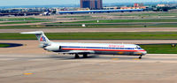 N585AA @ KDFW - Taxi DFW - by Ronald Barker