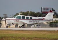 N4668M @ ORL - Beech A36 - by Florida Metal