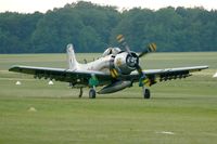F-AZHK @ LFFQ - Douglas AD-4N Skyraider, La Ferté-Alais Airfield (LFFQ) - by Yves-Q