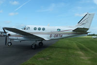 G-ORTH @ EGBT - Visitor at Turweston for the British F1 Grand Prix at Silverstone - by Chris Hall