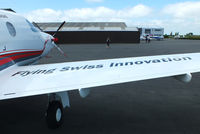 HB-FVQ @ EGBT - Sauber F1 teams new PC-12 - by Chris Hall
