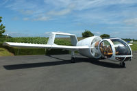 G-BOPO @ EGBT - Visitor at Turweston for the British F1 Grand Prix at Silverstone - by Chris Hall