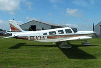 G-KNOW @ EGBT - Visitor at Turweston for the British F1 Grand Prix at Silverstone - by Chris Hall