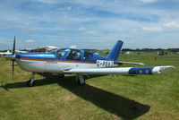 G-PEKT @ EGBT - Visitor at Turweston for the British F1 Grand Prix at Silverstone - by Chris Hall